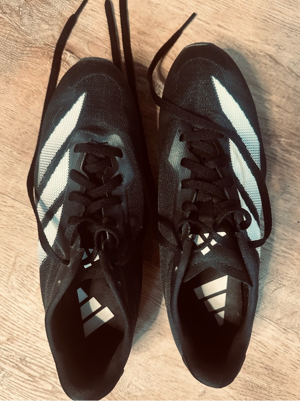Size 8 Men’s - Womens 9 Adidas Sprintstar Track and Field Cleats shoe Black